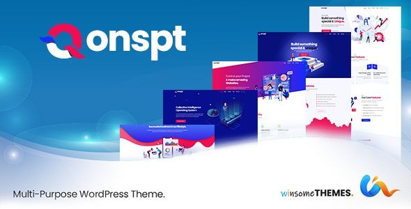 Qonspt - Isometric MultiPurpose WordPress Theme